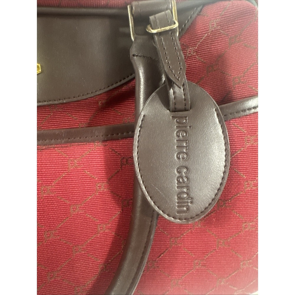 PIERRE CARDIN MONOGRAM VINTAGE DUFFLE OVERNIGHT WEEKEND TRAVEL DOCTOR BAG‎ - Picture 3 of 8